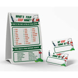 What'S Your Golf Name Game, 1 Golf Theme Sign And 50 Name Tag Stickers, Baby Shower Game Cards, Birthday Game And Adult Parties, Activity Game For Office Or Class | Ptk025L