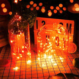 4 Pack Battery Operated Dewdrop Led Lights,Indoor Mini Fairy Lights With Timer Function,For Wedding Home Parties Christm