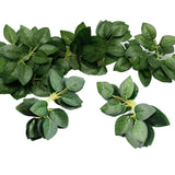 200Pcs Artificial Green Leaves Bulk Rose Leaves Silk Greenery Fake Rose Flower Leaves For Diy Wedding 200 Pack