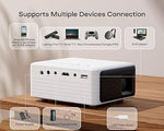 Mini Projector - 720P, WiFi, Bluetooth, Portable, iOS/Android/PC Compatible