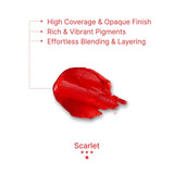 Gouache Scarlet Refills (50Ml/1.7Oz)|Intense Pigments, Easy Color Refill (2 Pcs.)