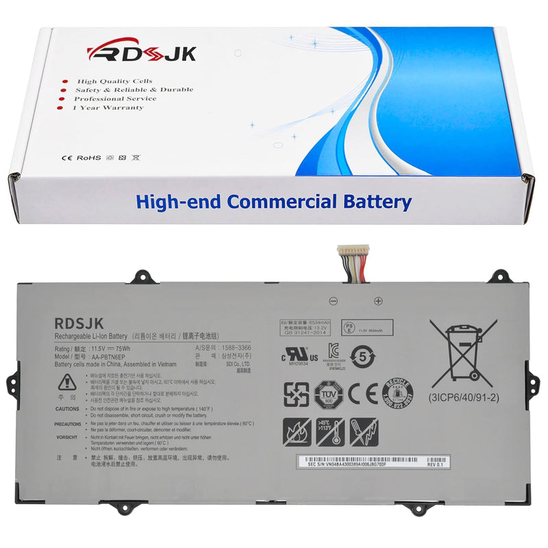 Aa-Pbtn6Ep Laptop Battery For Samsung 900X3T 900X5T 930Xbe 950Xbe 900X5T-X78L