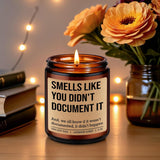 Candles - Hr Human Resources, Funny Office Gifts For Coworkers, Boss Gifts For Women, Men - Valentines Day, Birthday, Work Present For Coworker, Boss Lady, Employee, Manager, Social Worker, Nurse
