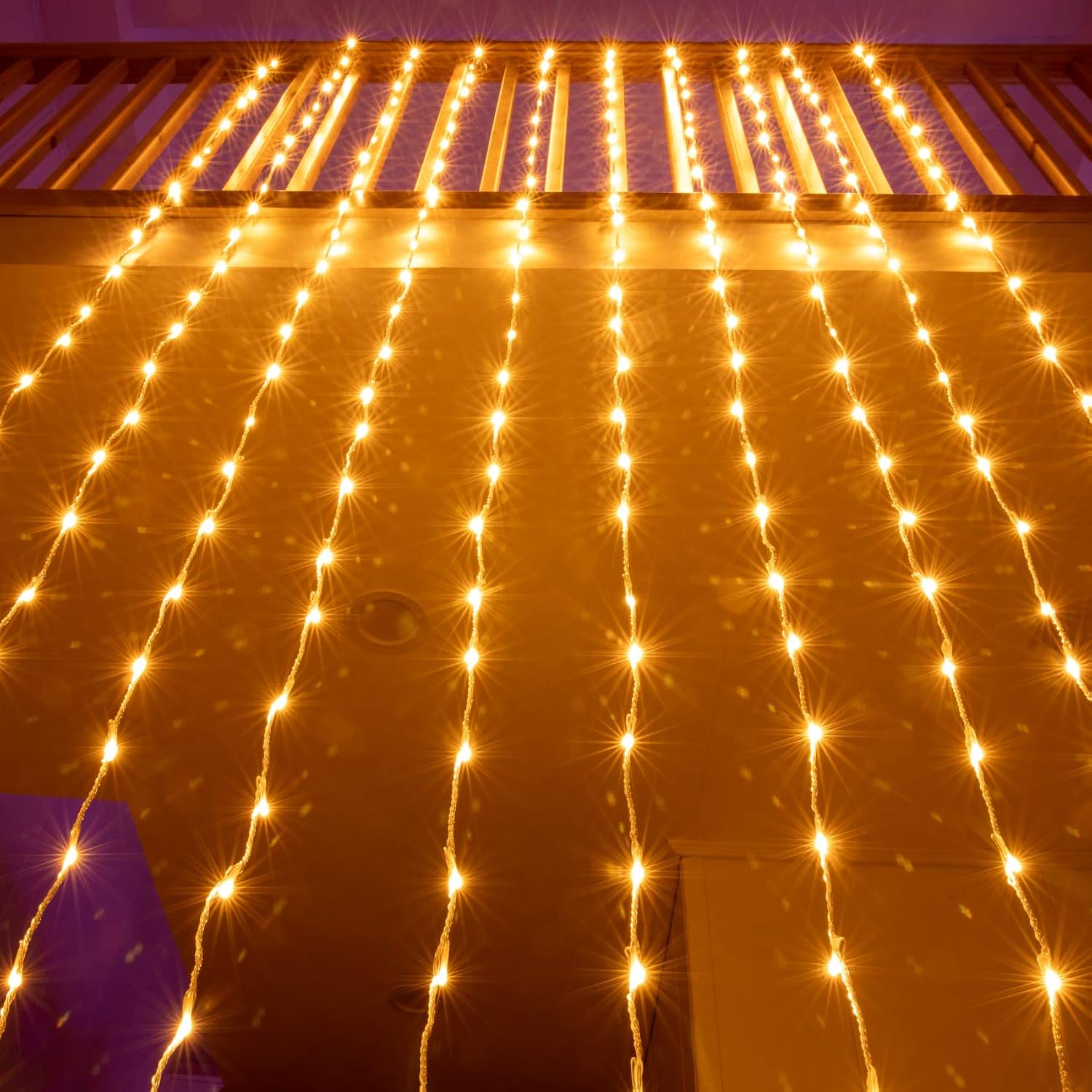 300 Led 6.6Ft X 9.8Ft Window Curtain String Light Window Fairy Lights 8 Modes For Christmas Wedding Home Garden Bedroom