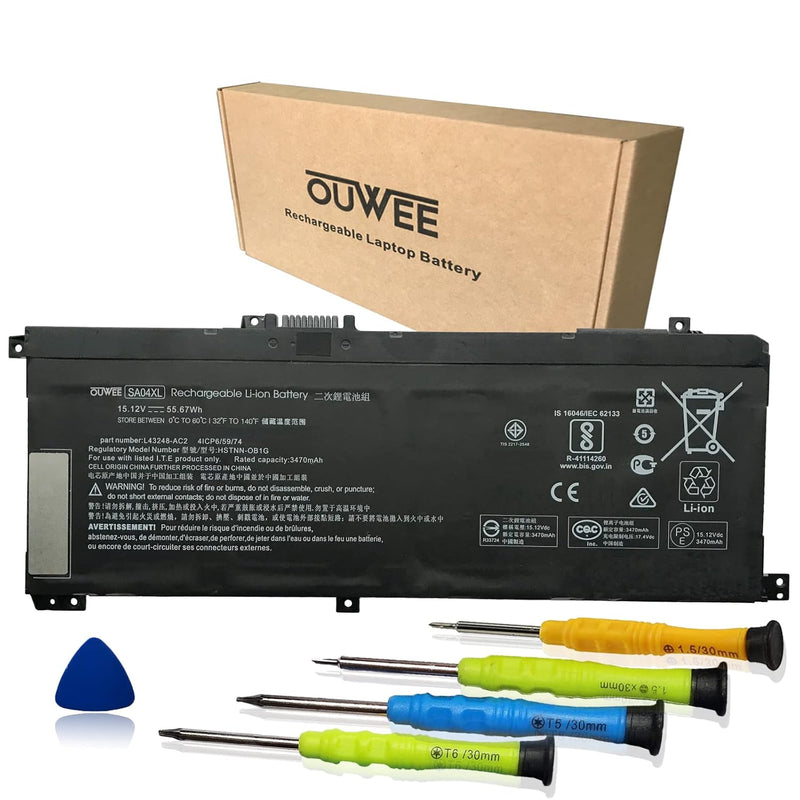 Sa04Xl Laptop Battery Compatible With Hp Envy X360 15-Dr 15-Dr0010Tx Series No