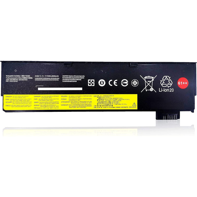 61+ 10.8V 48Wh 01Av425 01Av423 01Av452 T470 T580 T570 P52S T470 Laptop Battery