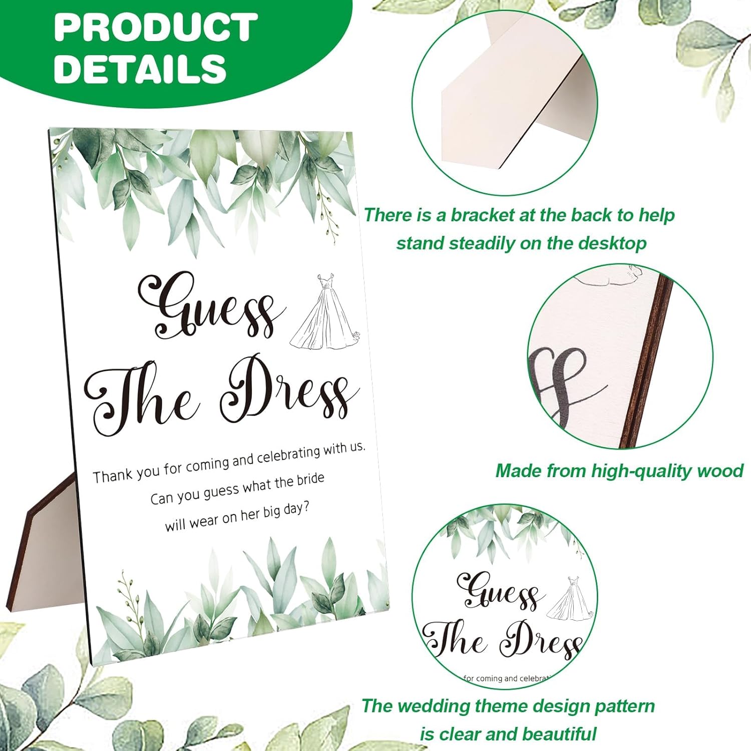 60 Set Guess The Dress Bridal Shower Games For Guests Include Guess The Dress Bridal Shower Game Table Sign Card White Pens For Wedding Bridal Shower Games Party Supplies