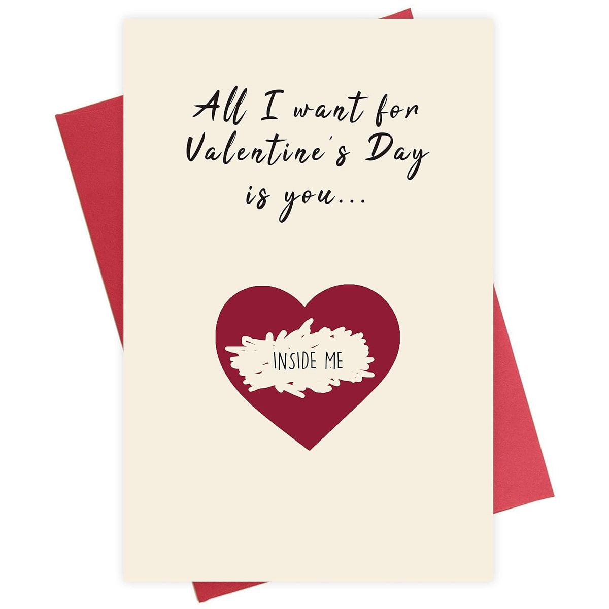 Scratch Valentines Day Card, Funny Vday Scratch Off Card, Unique Valentines Card For Husband Boyfriend