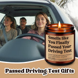 Candle Passed Driving Test Gifts, New Driver Gifts For Teen Boys Girls Women Men, Funny Driving License Congrats, Road Test, Man Cave, Cool Congratulations Presents For New Truck Drivers
