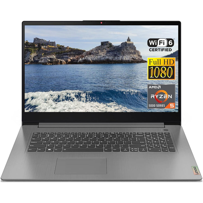 Lenovo IdeaPad 3 17.3" FHD Business Laptop, AMD Ryzen 5 5625U(>i5-11320H), 24G