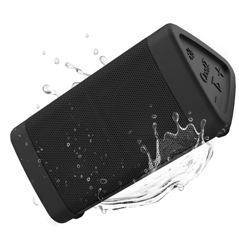 Bluetooth Speaker, 100 ft Range, All-Day Play, Portable, IPX5, Clear Sound, Black