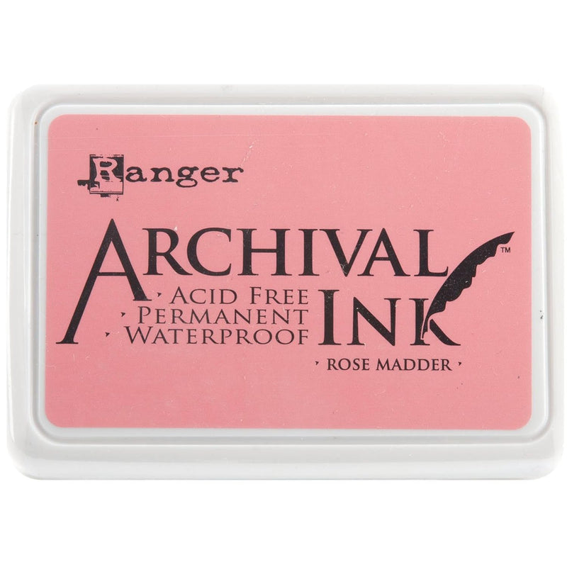 Ranger Aip-30638 Archival Inkpad, Rose Madder