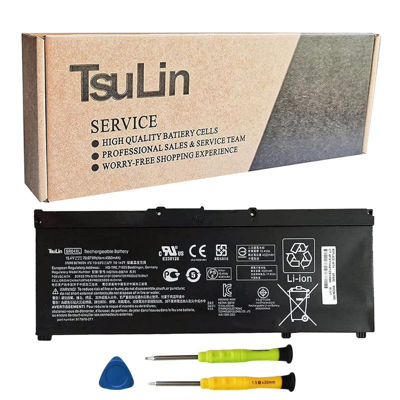 Sr04Xl Battery For Hp Omen 15-Ce0Xx 15-Dc0Xx Series 15-Ce009La 15-Ce015Dx 15-D