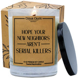 House Warming Gifts New Home - Funny Housewarming Gifts For Women, Men - Small, New Old House, First Apartment, Hello Neighbor, Closing For Buyers, Welcome Decorations, 100% Soy Candle