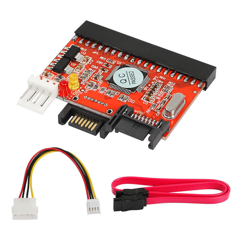 Ide To Sata Converter, 150Mbps 2 In 1 Sata To Ide Adapter Converter Chip Cable