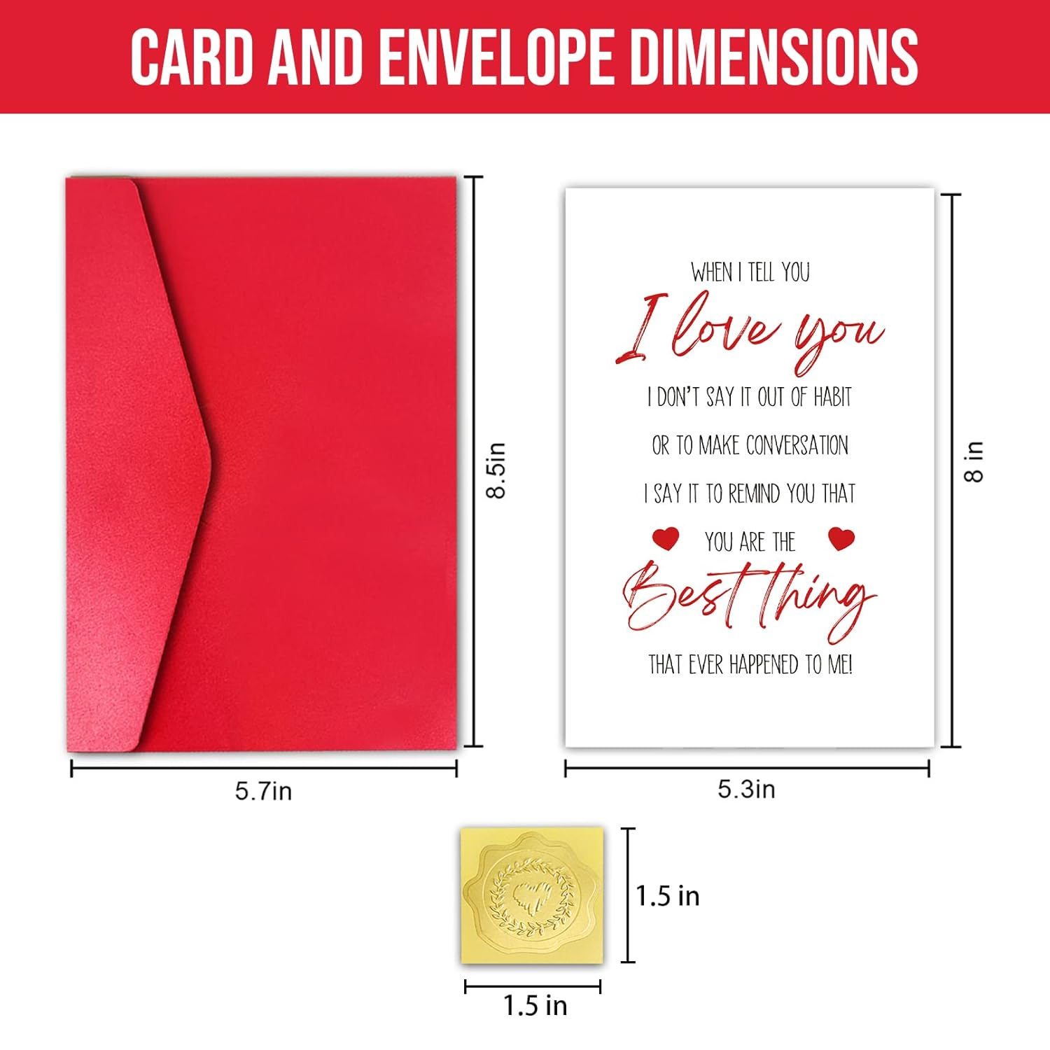 Valentines Day Card For Him Her, Funny V-Day Greeting Card For Boyfriend Husband Or Girlfriend Wife, I Love You Card, Valentines Day Gift For Men Women