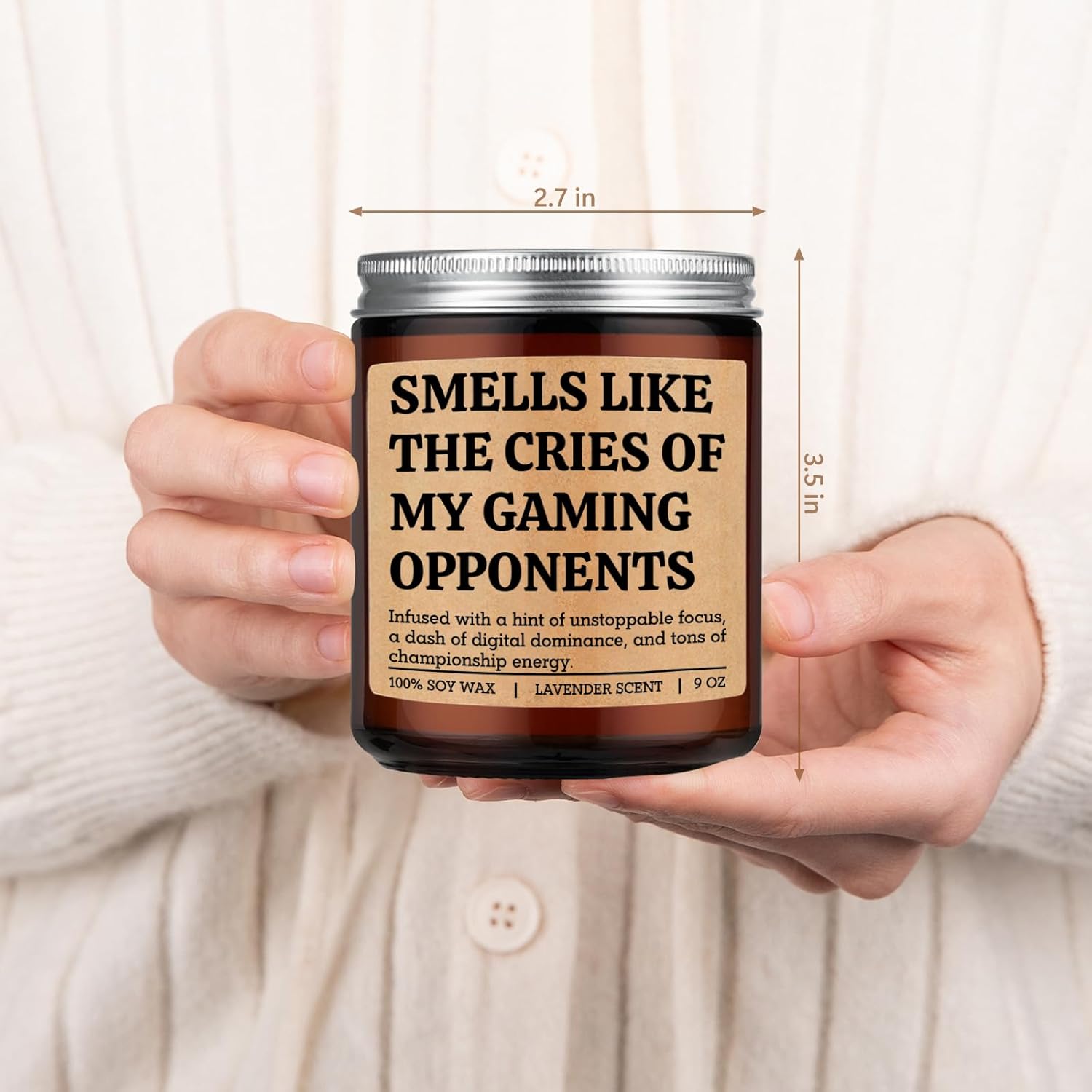 Video Game Candle, Gifts For Gamers Men, Women, Teen Boys, Girls - Gaming Gifts For Video Game Lovers - Funny Valentines, Birthday Presents For Gamer Boyfriend, Son, Husband, Dad, Gaming Stuff