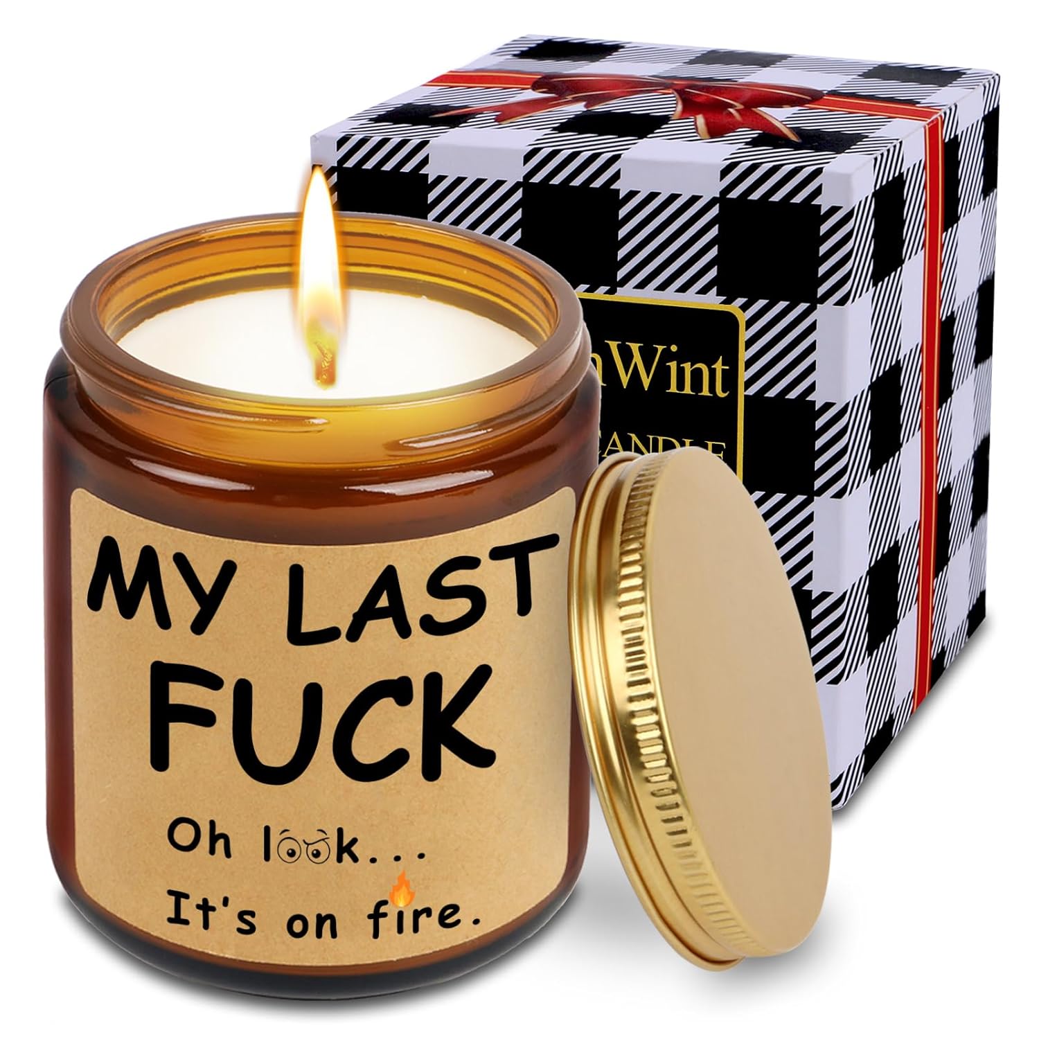 Vanilla Scented Candles, Candle Gifts For Women, Funny My Last F Candle Unique Candles For Home Scented, Hilarious Funny Gifts For Women, Men, Bff, Bestie, Best Friend, Coworker