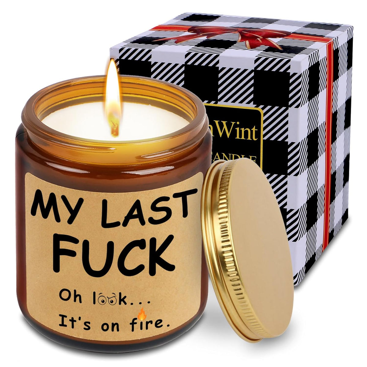 Vanilla Scented Candles, Candle Gifts For Women, Funny My Last F Candle Unique Candles For Home Scented, Hilarious Funny Gifts For Women, Men, Bff, Bestie, Best Friend, Coworker