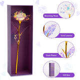 Loveinusa Artificial Galaxy Rose Flower Gifts For Her, Galaxy Eternity Rose Glass Forever Flowers For Mom From Daughter/Son, Valentine'S Day, Birthday, Mother'S Day, Anniversary