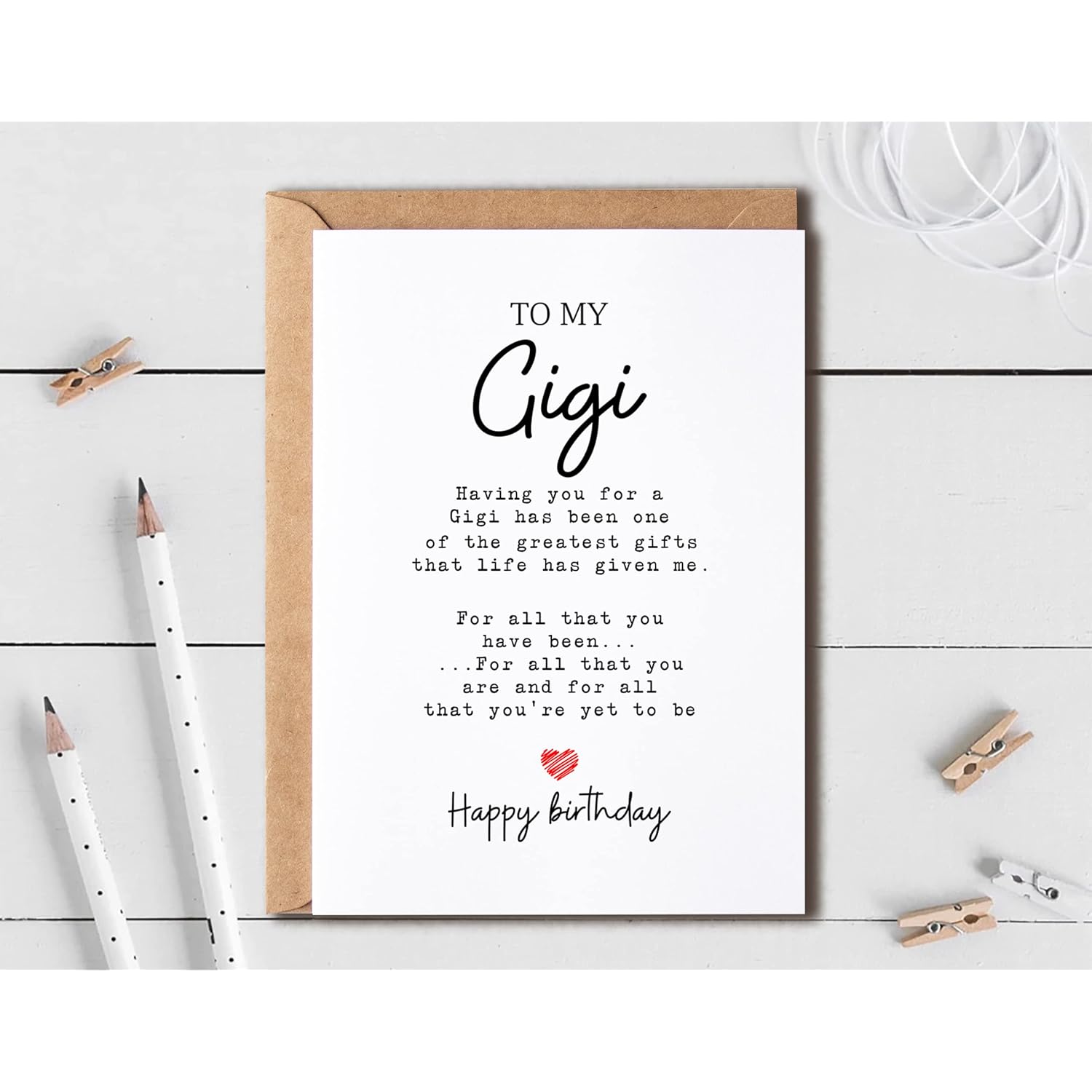 To My Gigi - Gigi Birthday Card - Gigi Is The Greatest Gifts In My Life - Birthday Card For Gigi - Gift For Gigi Card- Christmas Gifts For Gigi