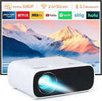 1080P Projector, WiFi, Bluetooth, 12000L, 5G, Portable, Home/Outdoor, iOS/HDMI