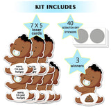 Baby Shower Games 38 Raffle Cards, Baby Shower Lottery Tickets Games Door Prizes Scratch Off Cards Gender Reveal Party Favor, Gender Reveal Activity And Idea