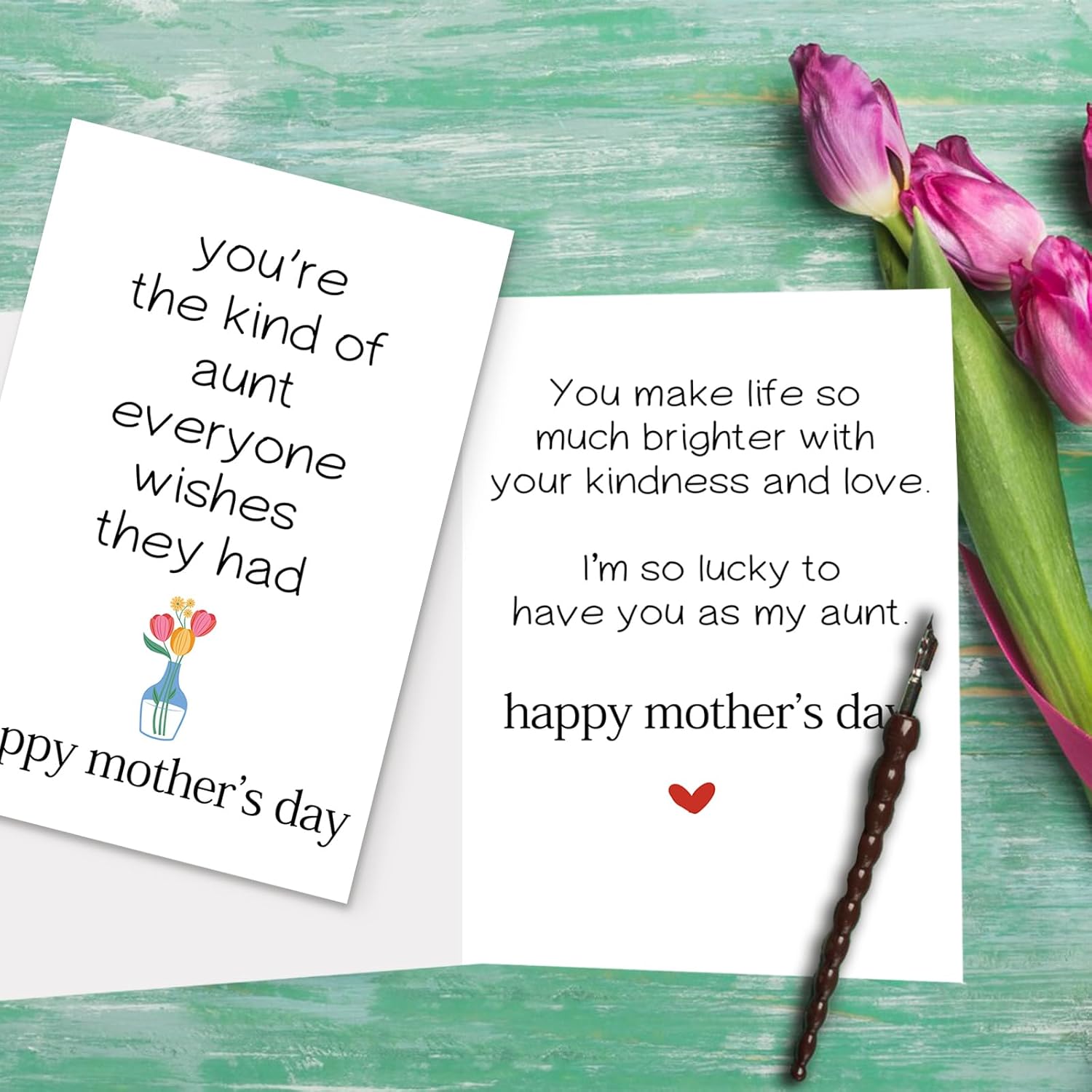 Mother'S Day Gifts For Aunt, Unique Aunt Mothers Day Card Ideas From Niece Nephew, Best Auntie Gifts