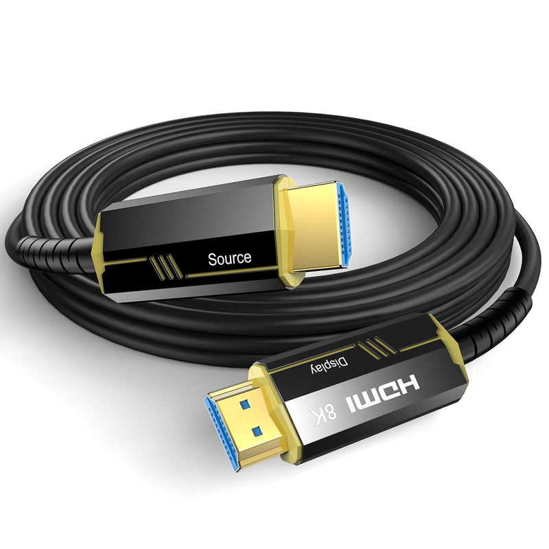 8K Fiber Optic Hdmi Cables 10Ft, 48Gbps Ultra High Speed Hdmi 2.1 Cable, 8K@60