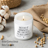 Gifts For Mom, Mothers Day Fathers Day Candle For Mom Dad, Funny Gifts From Daughter Son, 9Oz Lavender Scented Soy Candles For Home, Gag Gift For Mother Father In-Law