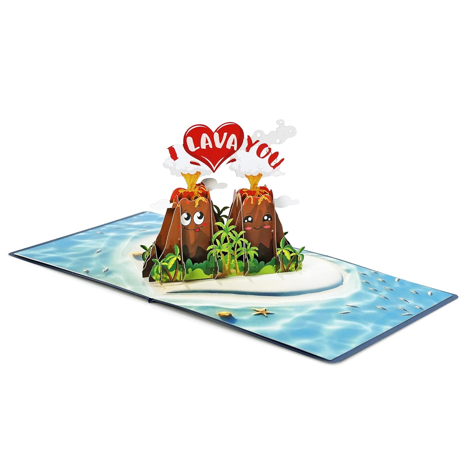 Cutpopup Lavau, Anniversary Card Pop Up, Valentines Day, Wedding, Engagement, 3D Greeting Card (I Lava U) Sd207Us1515