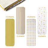 60 Sheets Gold Tissue Paper Gift Wrap Bulk,20" X 28",Tissue Paper For Gift Bags,Diy And Craft,Wrapping Paper For Graduation,Birthday,Holiday Party Decoration
