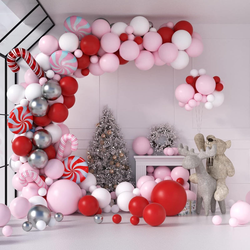 127Pcs Pink And Red Balloon Garland Arch Kit Diy Valentines Day Balloo