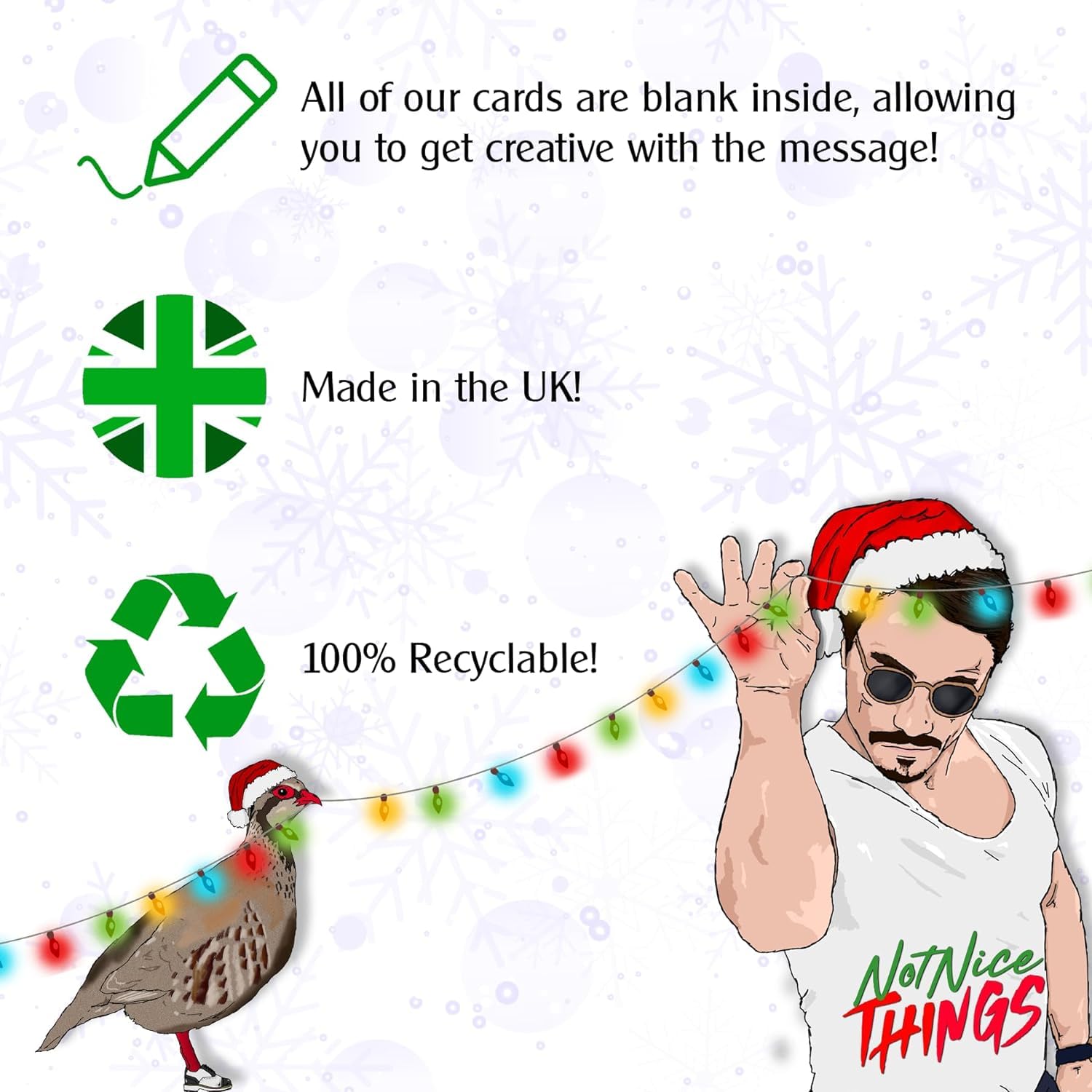 Funny Christmas Cards For Her, Bad Eyesight Card, Rude Christmas Card For Mum, Funny Cards, Cheeky Card Wife, Joke Card Mum, Funny Gift