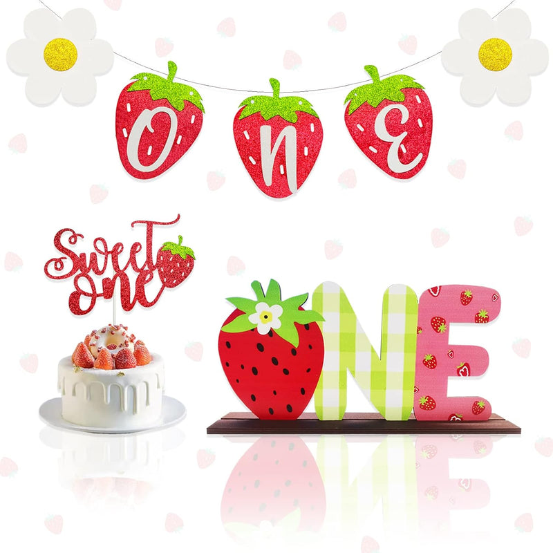 Strawberry Party Decorations, Strawberry Birthday Decorations 1St, Str