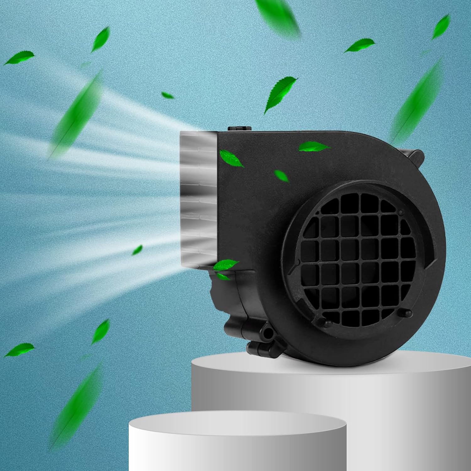 Air Blower For Inflatables 12V 0.8A Fan Blower Replacement With 3 Led Lights For Garden Yard Inflatable Decor Halloween