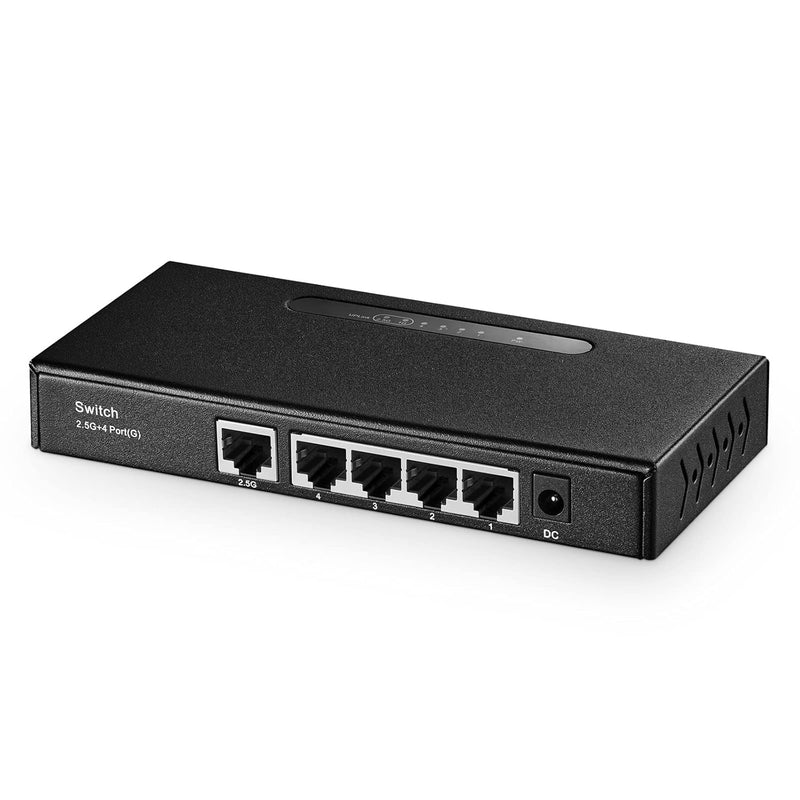 5 Port Multi Gigabit Switch, 1 X 2.5 Gigabit And 4 X 1 Gigabit Ethernet Rj-45