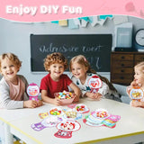 45 Pack Valentine'S Day Cards For Kids Classroom, Valentines Candy Holder Cards With Bubble Gum Machine Designs, Diy Valentine Exchange Gifts For Boys Girls School Party Favors, Not Included Candy