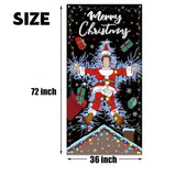 Griswold Family Cousin Eddie Christmas Vacation Door Cover - Funny Christmas Banner Decor For Home & Party