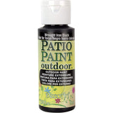 DecoArt Patio Paints: Weatherproof Wrought Iron Acrylic Paint, 2-Pack, 2oz, Scruff & Scratch Resistant for Concrete, Terracotta and Wood Patio Decor + E-Book