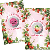 50 Pack Reveal The Strawberry Theme Scratch Off Game, Scratch Card For Strawberry Baby Shower Decorations, Pink Wedding Activity, Gender Neutral Party Favor, Birthday Party Game
