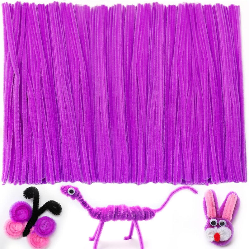 Pipe Cleaners For Crafts (Purple)