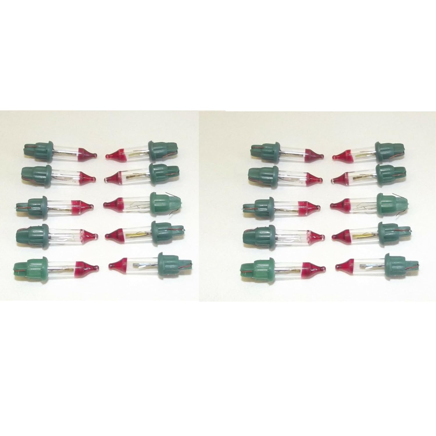 20 Style A Base Mini Bulb Flashers Christmas Tree Lights String Flasher Replacement 2.5 Volt V 0.425 Watt W. Indoor/Outd