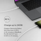 240W USB C to USB C Fast Charging Cable 6.6FT for MacBook iPhone & Galaxy