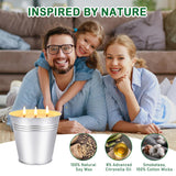 Citronella Candles Outdoor - Large 34Oz Citronella Candle For Patio Up To 200 Hours Burning, 3-Wick Summer Outdoor Candles Bulk For Home,2Pcs Soy Wax Candle For Garden Camping Party Yard Balcony