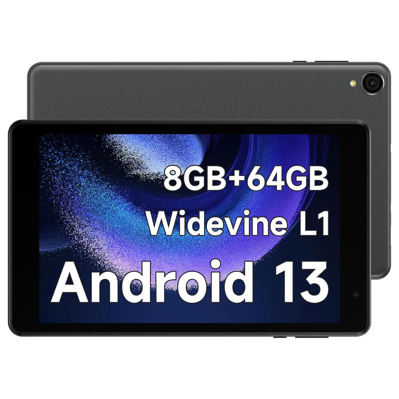 Android 13 Tablet 8Gb+64Gb Octa-Core Widevine L1 8 Inch Tablet Pc 1280X800 Hd