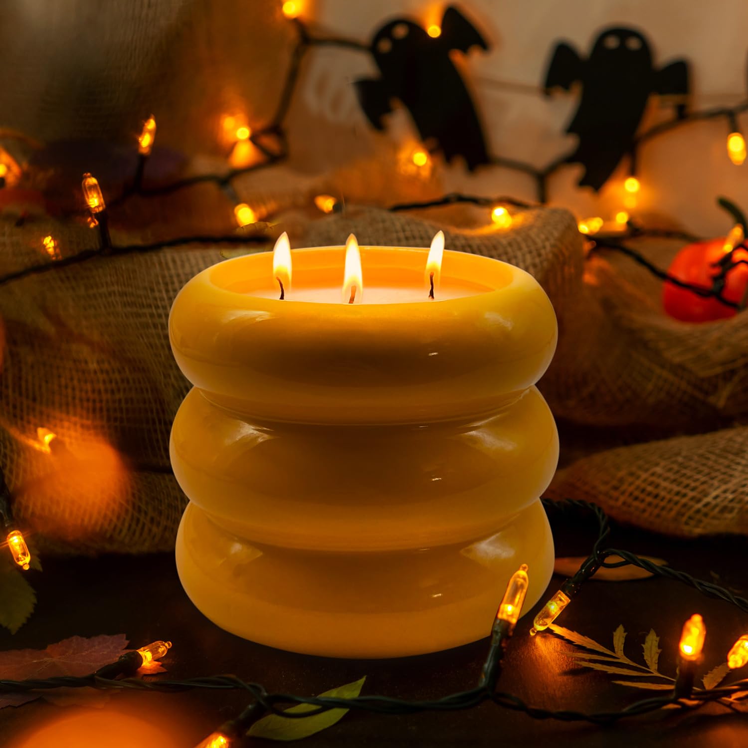 Scented Candle For Women & Men, Vanilla Soy Wax Candle, 18 Oz Ceramic Candle For Home, 70 Hours Long Lasting Burning, Suitable Gift For Birthdays, Anniversaries, Mother’S & Father’S Days, Christmas