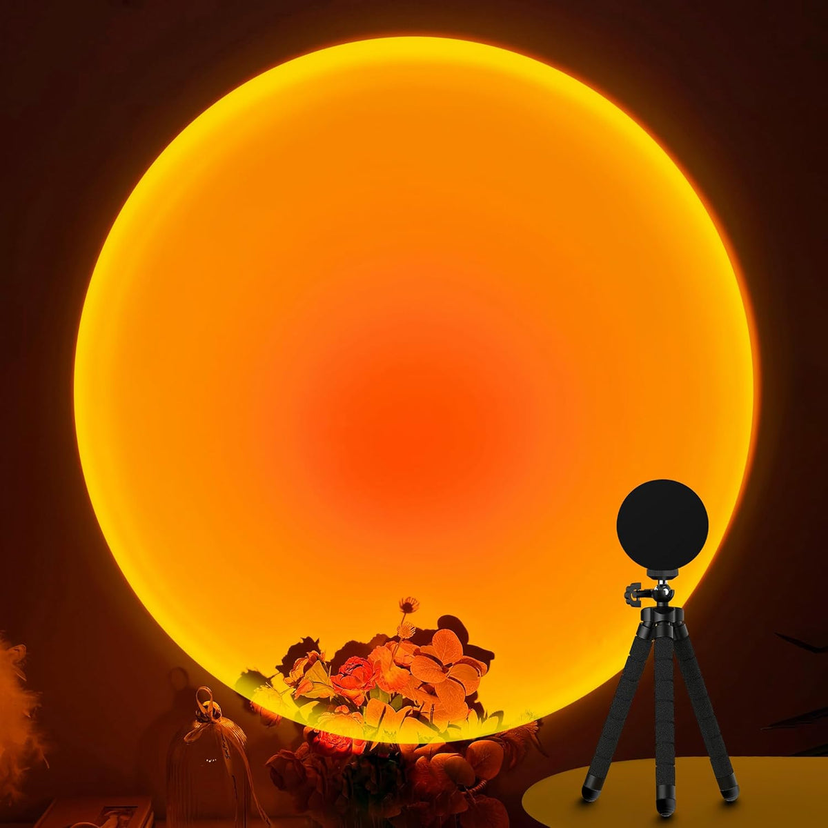 Sunset Lamp Projector,360 Degree Rotation Sun Lamp Led Night Light With Usb Port,Sunset Lamp For Room Decor, Photography,Tiktok Live,Christmas Gifts For Women