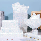 100 Sheets Blue Baby Shower Tissue Paper For Gift Bags Baby Boy Wrapping Paper,Party Decor,Diaper Raffle,20"X14"