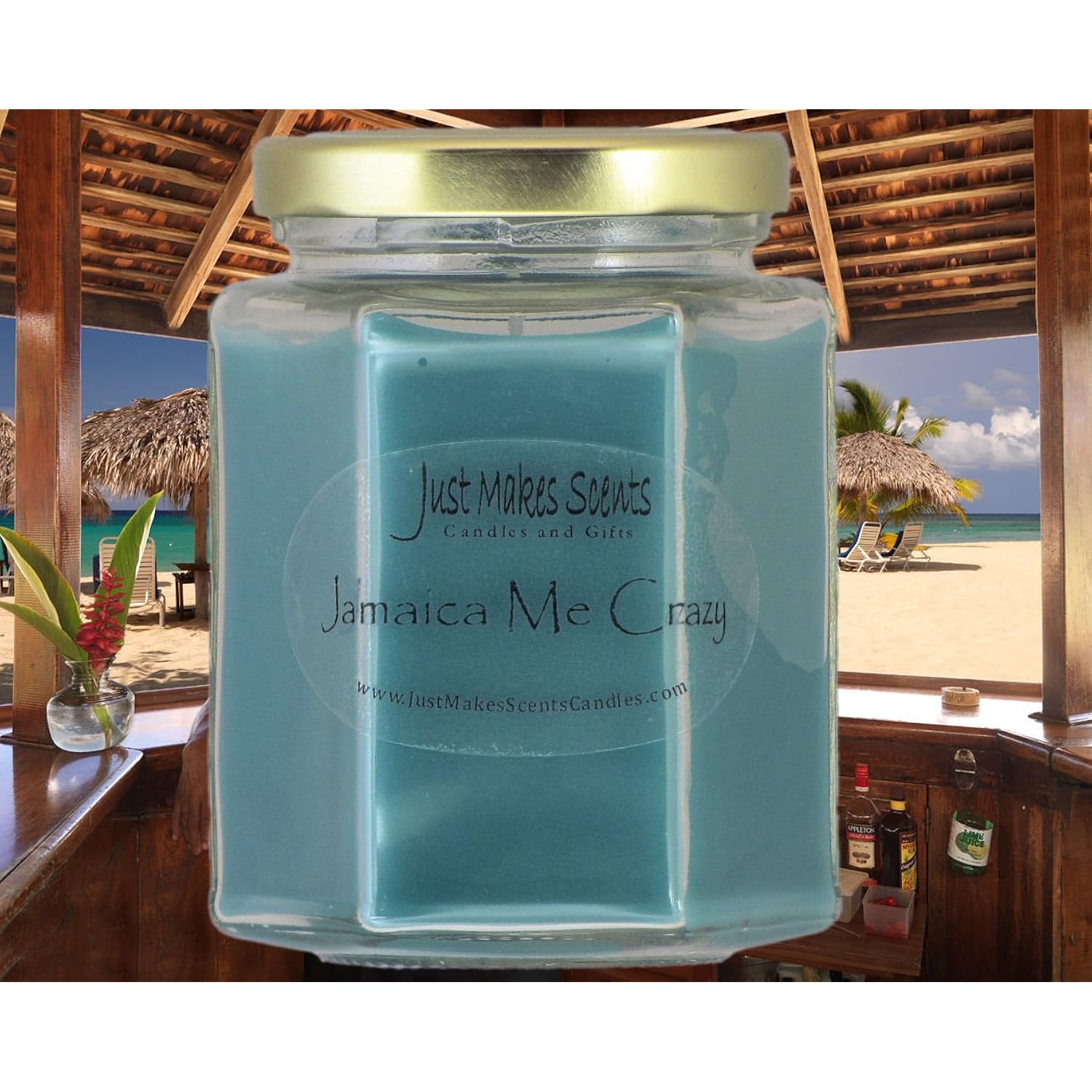 Jamaica Me Crazy Scented Candle | Coconut, Pineapple & Banana Fragrance Candles | Hand Poured In The Usa By Candles & Gifts
